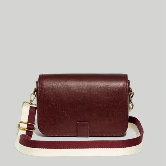 Madewell Handbags - new MADEWELL leather the transport flap shoulder bag